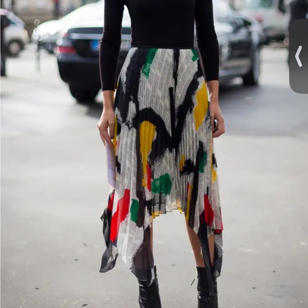 Céline Silk Skirt SS2014